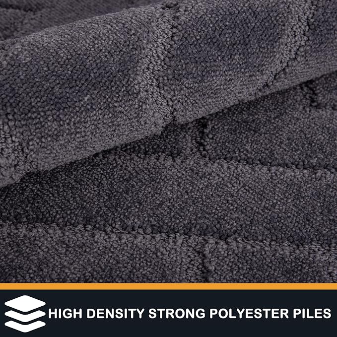 PURRUGS Dirt Trapping Door Mat 20" x 31.5", Non-Slip Machine Washable Entry Rug - Image 3