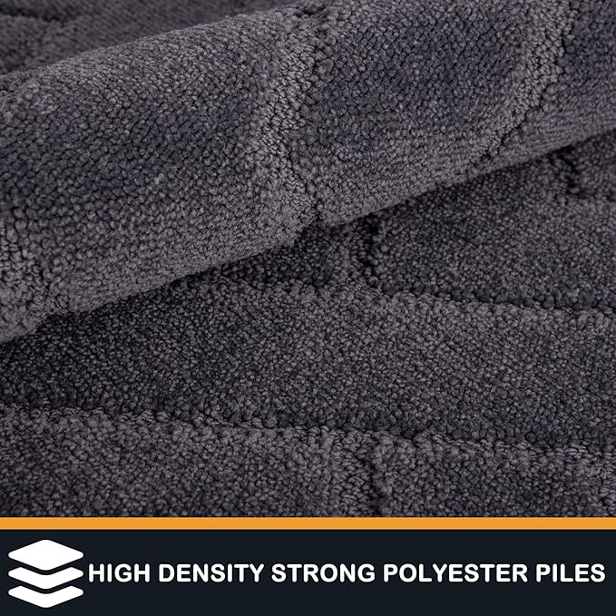 PURRUGS Dirt Trapping Door Mat 24" x 84", Non-Slip Machine Washable Entry Rug - Image 3