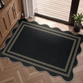 Easy Jute Outdoor Mats for Front Door, 2x3 Small Washable Kitchen Rugs by LORWER