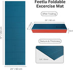 Foldable Yoga Exercise Mat, 6mm/8mm/10mm/12mm Thickness, 72 x 24 Inch - Image 2