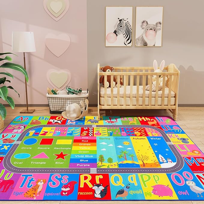 HOMORE Kids Rug, Children Educational Rugs - Image 4