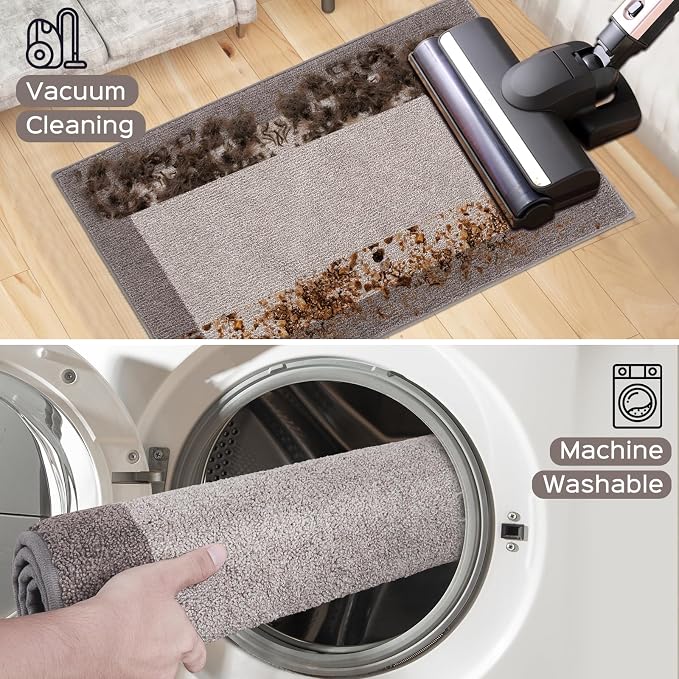 Machine Washable Kitchen Rug 24" x 84", Non Slip Kitchen Mat - Image 7