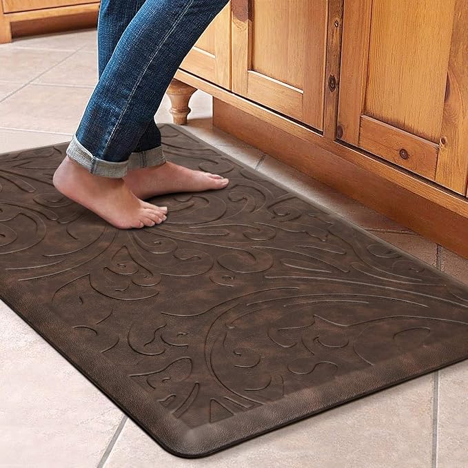 KMAT Kitchen Mat Cushioned Anti-Fatigue Floor Mat Waterproof Non-Slip Standing by KMAT