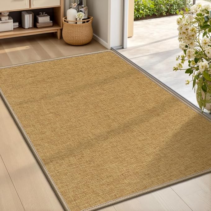 LEKEEPGO Ultra Thin Indoor Door Mat 24"x36", Low-Profile Door Mat Indoor by LEKEEPGO