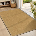 LEKEEPGO Ultra Thin Indoor Door Mat 24"x36", Low-Profile Door Mat Indoor by LEKEEPGO