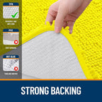 OLANLY Bathroom Rugs 30x20, Extra Soft Absorbent Chenille Bath Rugs, Rubber - Image 6