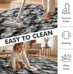 6x9 Ft Large Shag Rugs for Living Room Decor, Tie-Dyed Ultra Soft Fluffy Furry - Image 7
