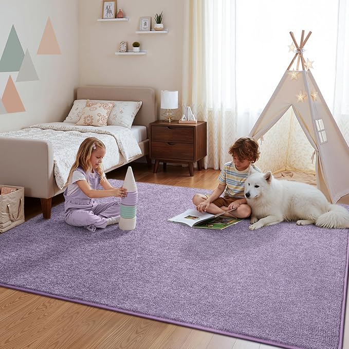 Pettop 6x9 Light Purple Area Rugs - Image 6
