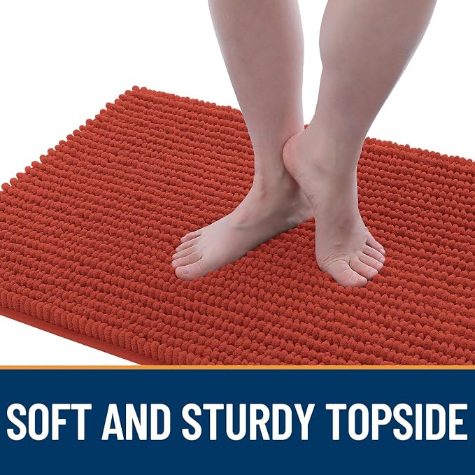 OLANLY Dog Door Mat for Muddy Paws 44x24, Ultra Absorbent Chenille Mud Doormat - Image 3