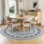 Lessymo 4FT Washable Round Area Rugs - Image 3
