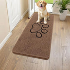 Smiry Dog Door Mat for Muddy Paws, Absorbent Dirt Trapper Non Slip Quick Dry by Smiry