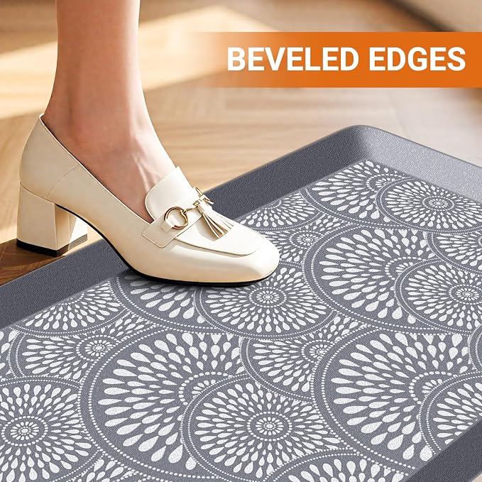 Mattitude 4/5 Inch Kitchen Mat, 17.3x39in Heavy Duty Ergonomic Comfort Foam - Image 6