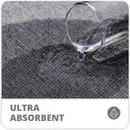 Bath Mat, Ultra Thin Bathroom Rugs, Rubber Bath Mats - Image 3