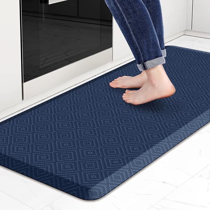 Mattitude Kitchen Mat Cushioned Anti-Fatigue Floor Mat Water Resistant Non-Slip by Mattitude
