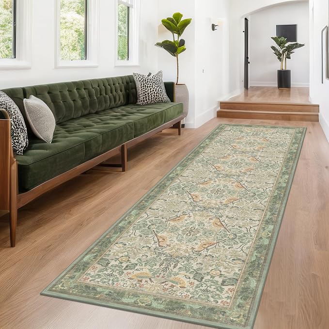 12ft Extra Long Vintage Runner Rugs - Image 3