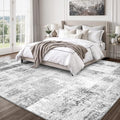 Rugflix 6x9 Large Area Rugs for Living Room, Abstract Washable Rug, Stain by RugflixAreaRugs