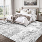 Rugflix 6x9 Large Area Rugs for Living Room, Abstract Washable Rug, Stain by RugflixAreaRugs