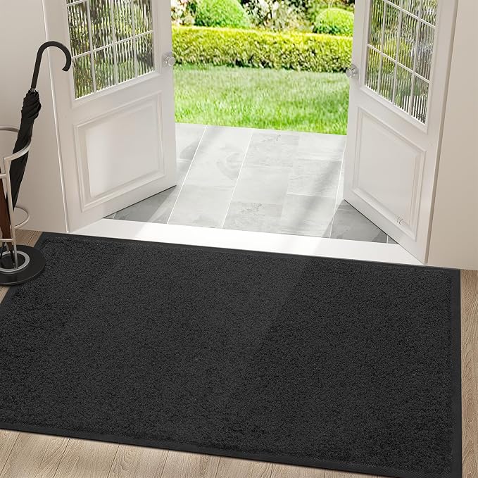 Mibao Super Absorbent Front Door Mat, Non-Slip Washable Indoor Doormats - Image 2