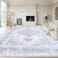 XLUEZ Area Rug 10x12 Living Room Rugs, Machine Washable Vintage Distressed by XLUEZ