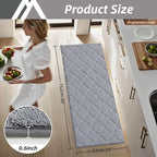 COSY HOMEER-Kitchen-Rugs-Non-Slip-Washable 24"x60" Absorbent Kitchen Runner Rug - Image 2