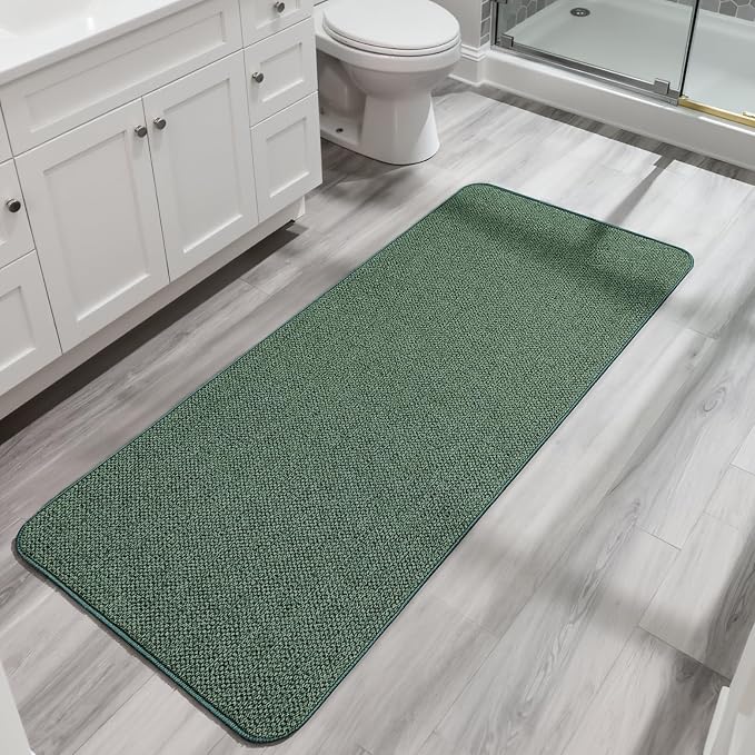 Bosap Bath Mat, Ultra Thin Bathroom Runner Rugs, Large Bath Mats by BosapDirect