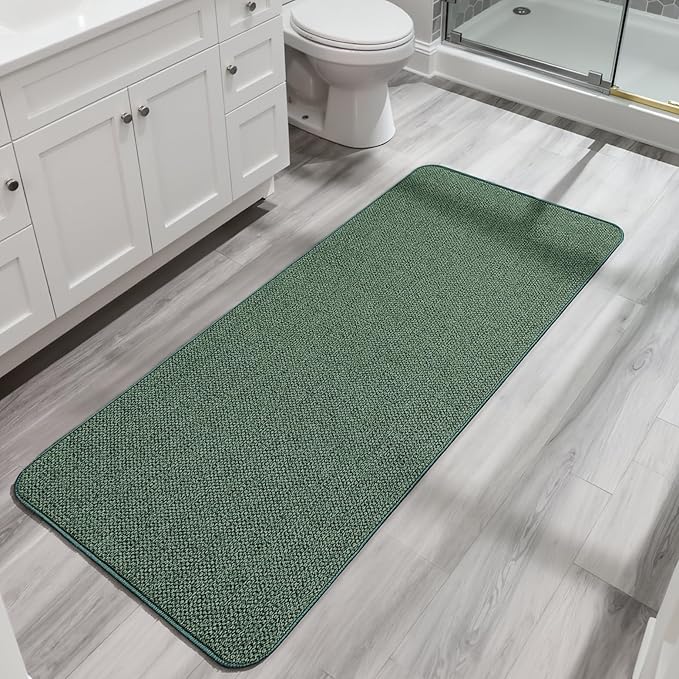 Bath Mat, Ultra Thin Bathroom Runner Rugs, Large Bath Mats by BosapDirect