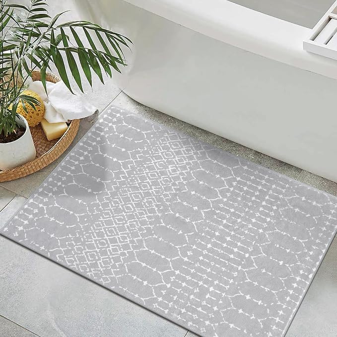 Lahome Moroccan Rugs for Entryway 2x3 Small Non-Slip Kitchen Rug Throw - Image 9
