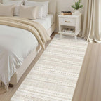 cotiled Hallway 2.6x10 Runner Rugs: Washable Boho Rugs - Image 4