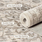 4x6 Area Rugs for Living Room: Washable Rug Soft Vintage Distressed Floral - Image 7