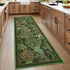 GarveeHome Jungle Rug 2x6 Kitchen Runner Rug Non Slip Washable Runners by GarveeHome