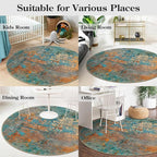 Lahome Modern Abstract Round Rug 5Ft - Image 6