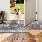 HEBE Washable Kitchen Rugs Runner 24"x72", Non Slip Hallway Runner Rug - Image 4