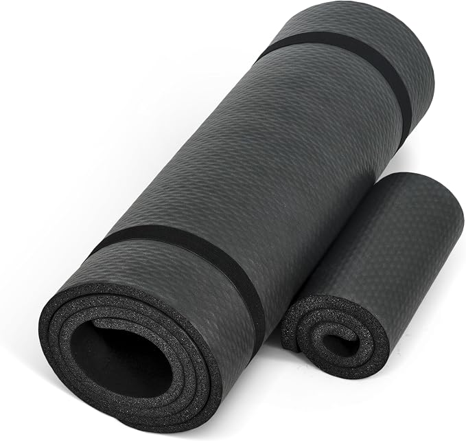 CAP Barbell 1/2-Inch High Density Exercise Yoga Mat by Unknown