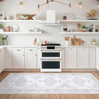 XLUEZ Runner Rug 2x6 Vintage Rugs, Machine Washable Kitchen Runner Retro - Image 2