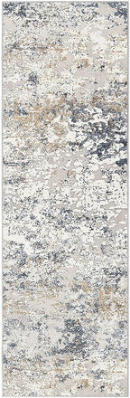 DMOYEST Washable Runner Rug for Hallway: 2.6x8 Neutral Modern Abstract Low Pile - Image 9