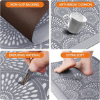 Mattitude 4/5 Inch Kitchen Mat, 17.3x28in Heavy Duty Ergonomic Comfort Foam - Image 4
