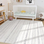 Nakagishi 6x8 Area Rugs Living Room: Washable Boho Large Neutral Soft Farmhouse - Image 6