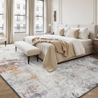 Rugflix 5x7 Area Rugs for Living Room, Washable Large Rug Stain-Resistant Low - Image 2