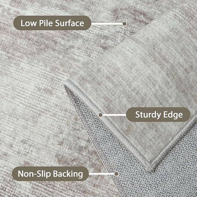 BEIMO Area Rugs 8x10 for Living Room Bedroom, Modern Abstract Machine Washable - Image 7