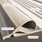 SAFAVIEH Washable Rug Outdoor Courtyard Collection - Image 10