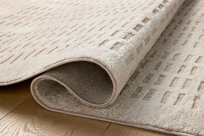 Loloi Amber Lewis Monty Collection MOT-03 Ivory/Beige 6'-7" x 9'-3", .50" Pile - Image 4