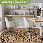 48"x72" Office Chair Mat for Hardwood Tile Floor, Under Desk Carpet Protector - Image 3