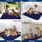OLANLY Dog Door Mat for Muddy Paws 40x32, Ultra Absorbent Chenille Mud Doormat - Image 8