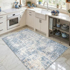 3x5 Area Rugs Washable Living Room Rug-No Slip Soft Carpets Modern Abstract - Image 4