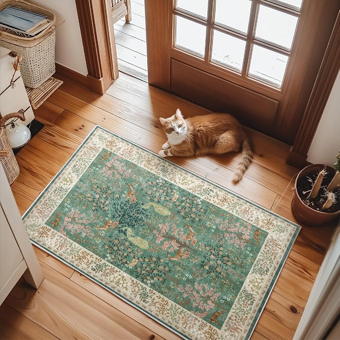 2x3 Washable Throw Rugs for Entryway: Small Area Rug Door Mat Indoor Entrance - Image 7