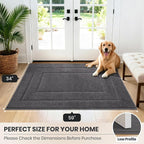 PURRUGS Dirt Trapping Door Mat 34" x 59", Non-Slip/Skid Machine Washable - Image 8