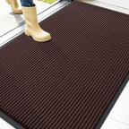 OLANLY Front Door Mat Indoor Outdoor Entrance, Waterproof Heavy Duty Doormat by OLANLY