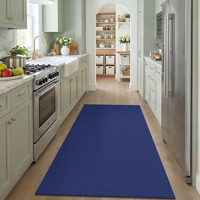 KOZYFLY Washable 4x5 Entry Woven Area Rug, Braided Throw Rugs - Image 2