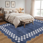 GarveeHome Area Rug 6x9 Large Living Room Modern Border Throw Rug - Image 2