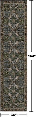 12ft Extra Long Vintage Runner Rugs - Image 2